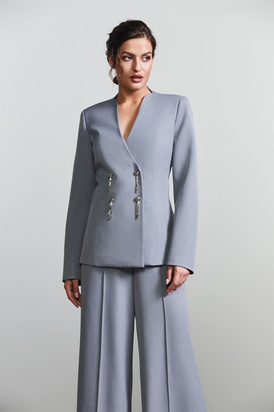 Tassel Buttons Blazer - Femi9 EG