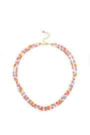 Double Layer Beads Necklace - Femi9 EG