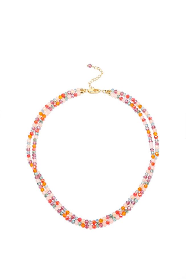 Double Layer Beads Necklace - Femi9 EG