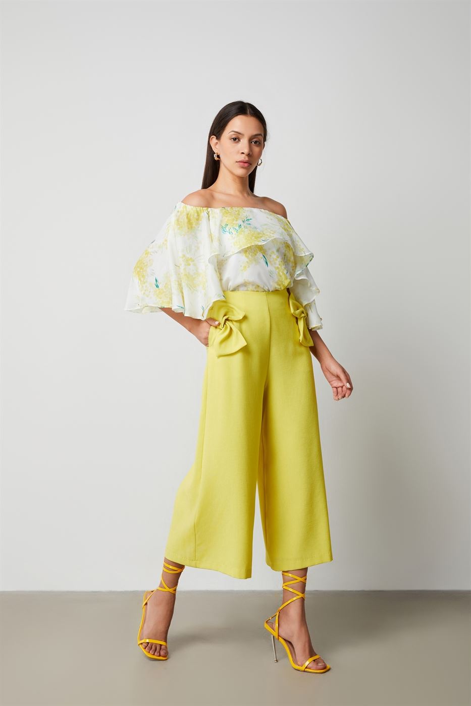 Bow Detail Pants - Femi9 EG