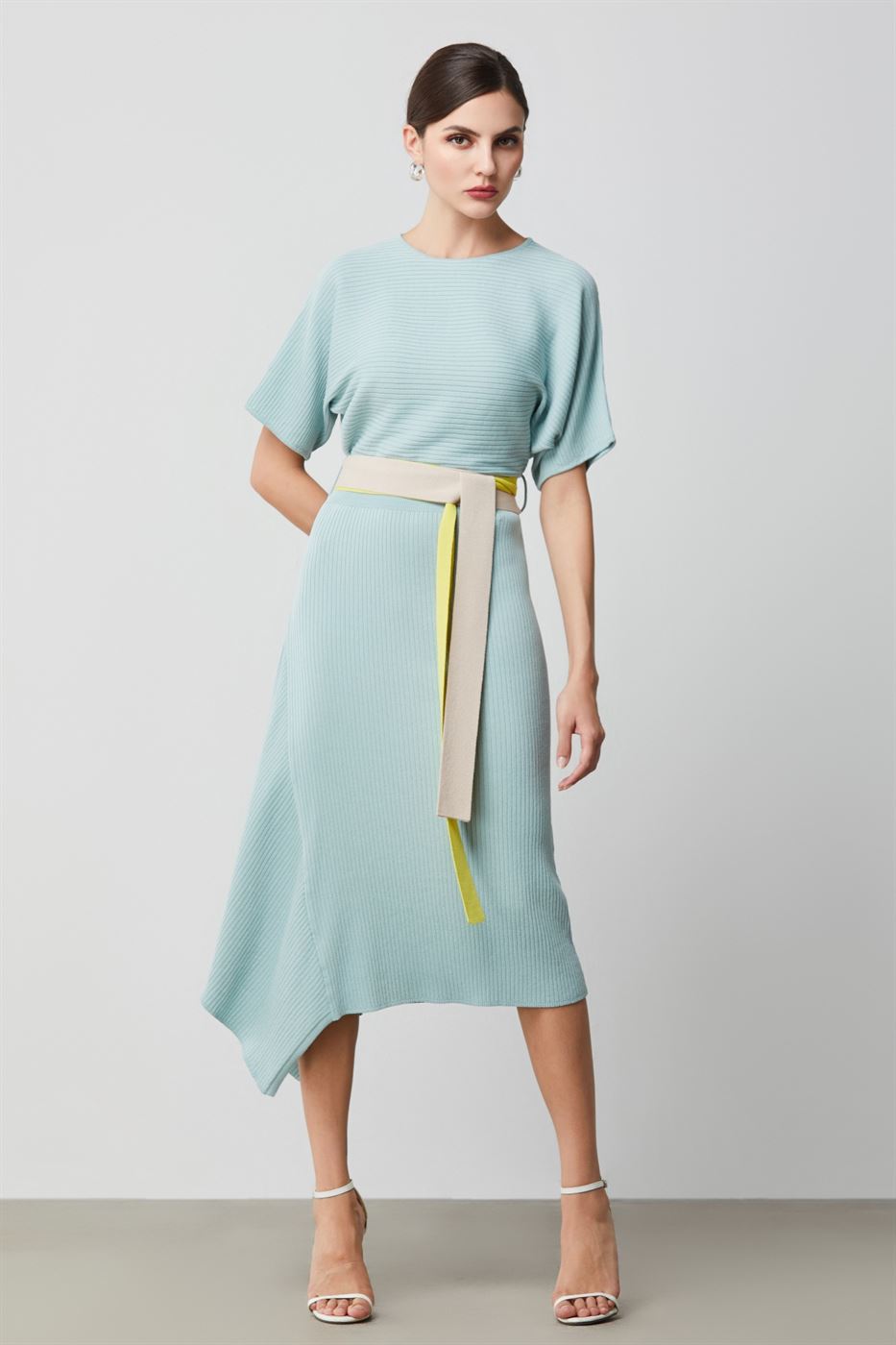 Asymmetric Hem Dress - Femi9 EG