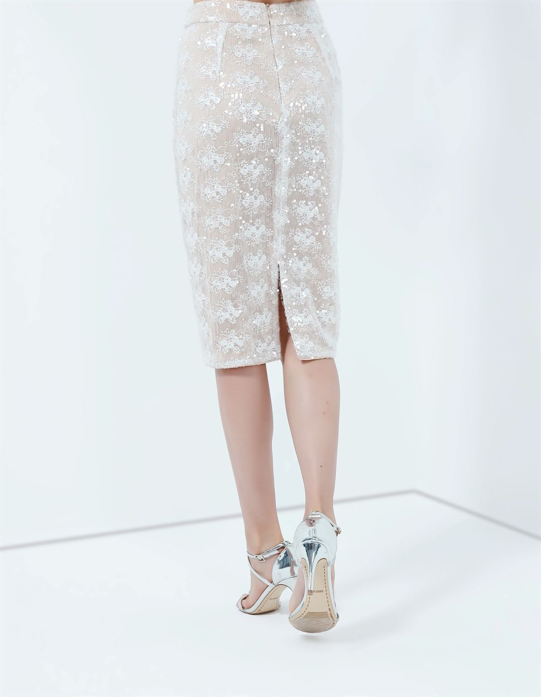 Sequin Pencil Skirt - Femi9 EG