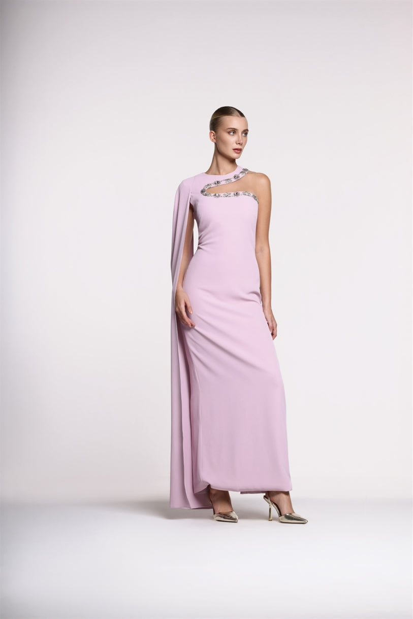 Embellished Maxi  Dress - Femi9 EG