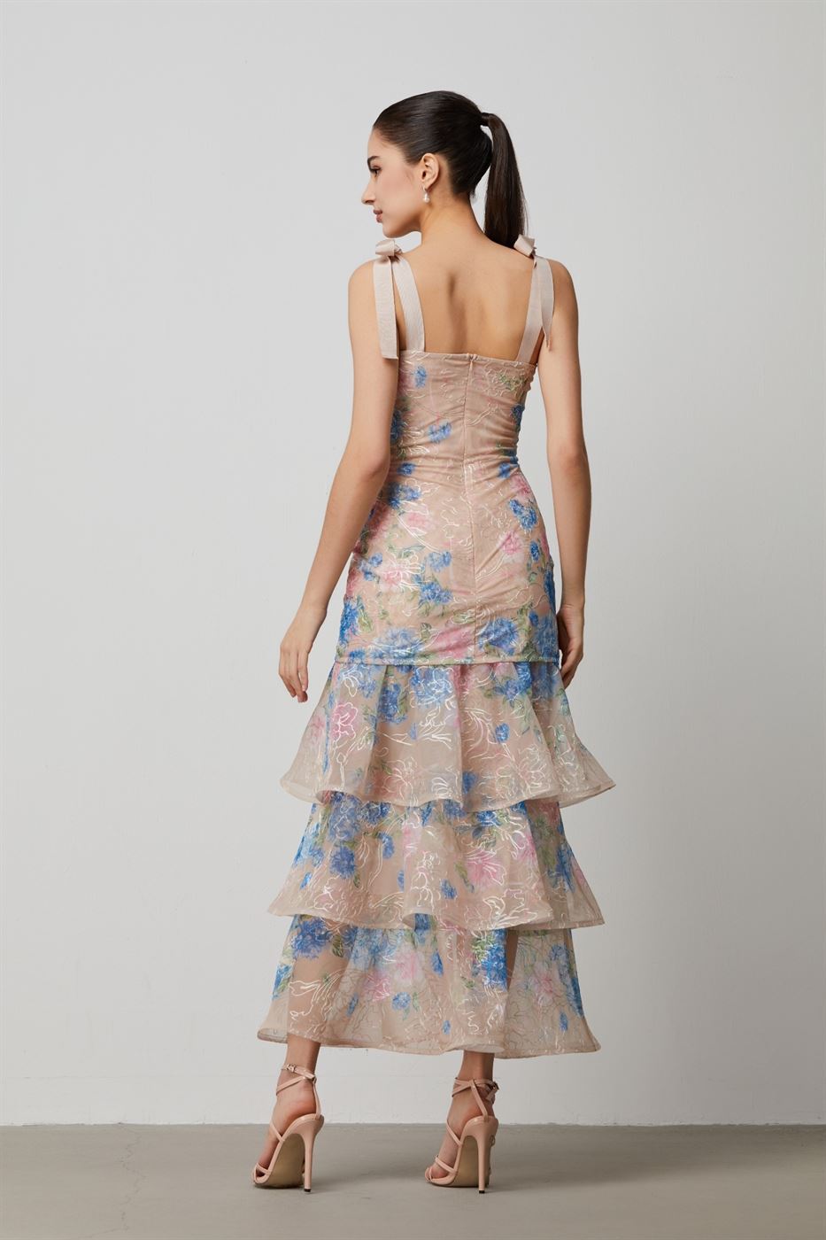 Printed Mesh Dress - Femi9 EG