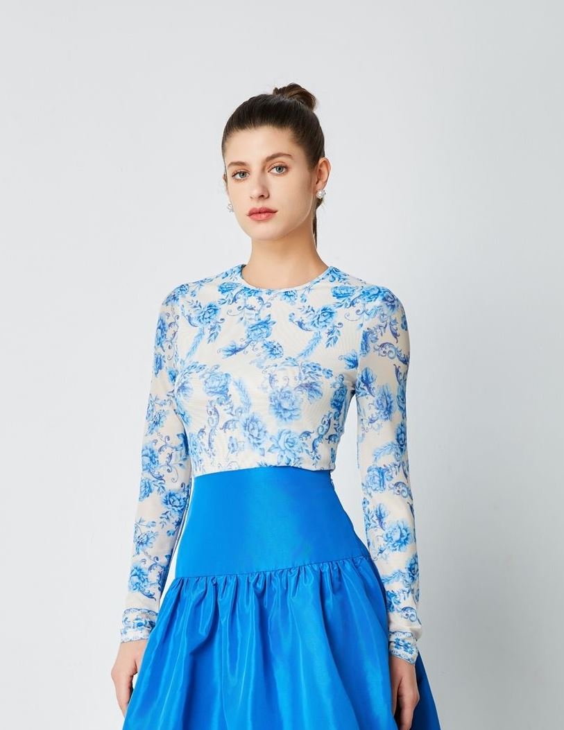 Printed Mesh Top - Femi9 EG