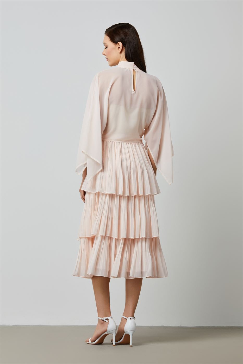 Layer Pleated Chiffon Skirt - Femi9 EG