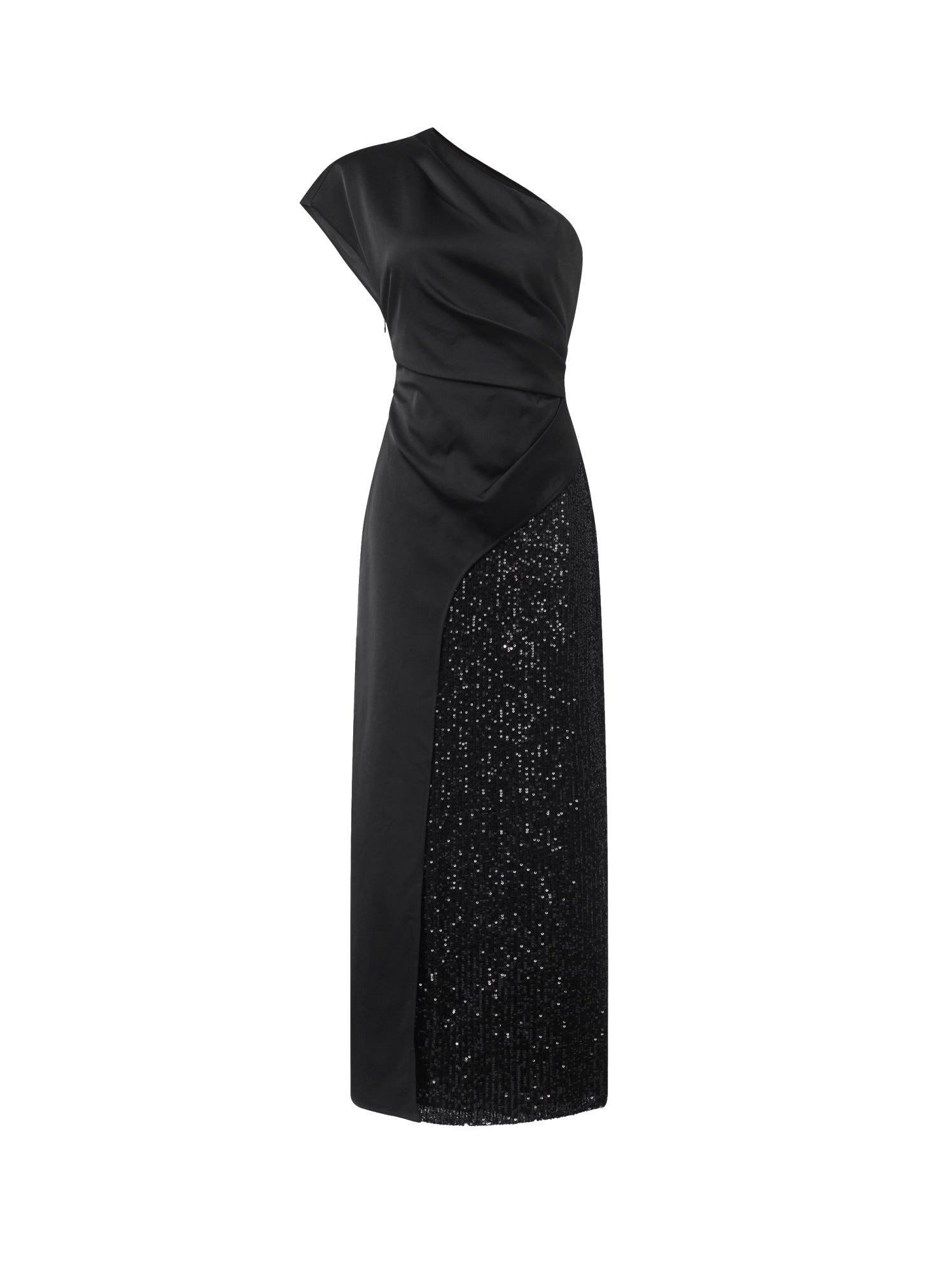 Contrasting Sequin Dress - Femi9 EG