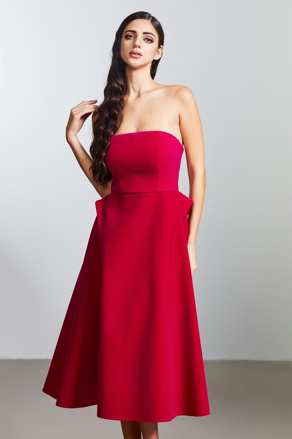 Sleeveless Drop Waist Dress - Femi9 EG