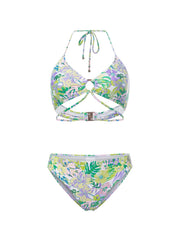 Leaf Print Bikini Suit - Femi9 EG