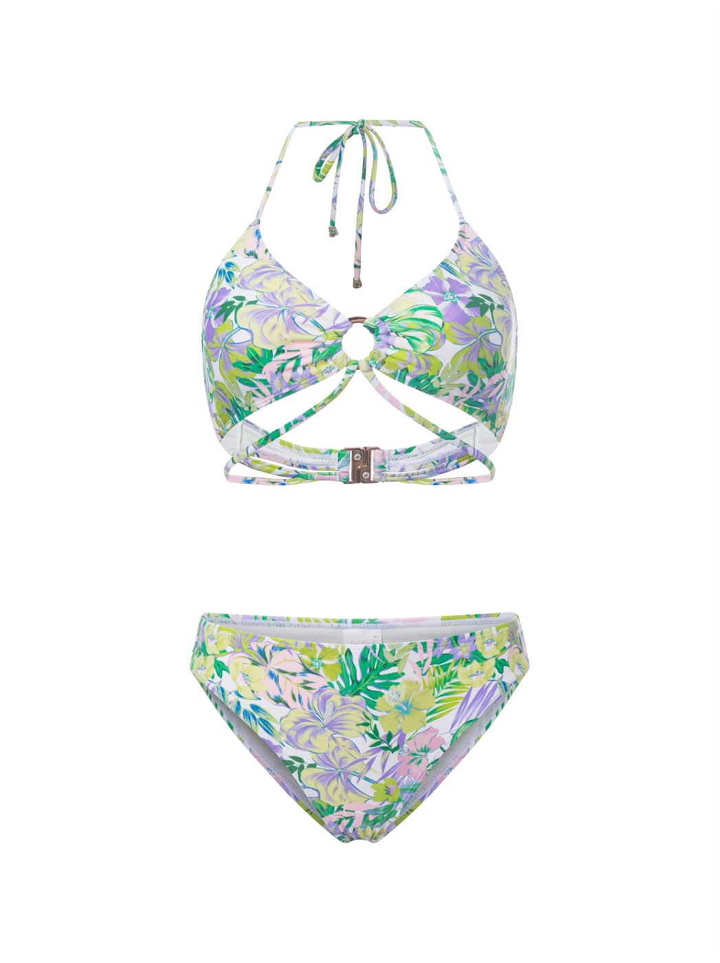 Leaf Print Bikini Suit - Femi9 EG