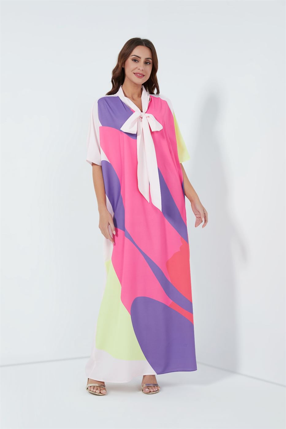 Printed Scarf Kaftan - Femi9 EG