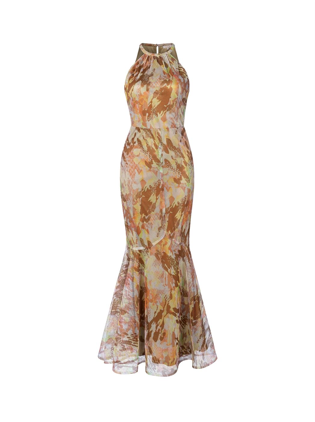 Printed Maxi Dress - Femi9 EG