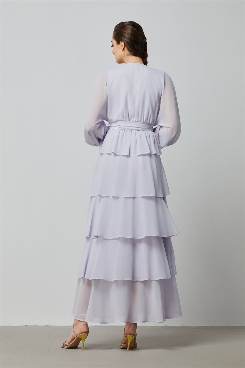 Tiered Embellished Dress - Femi9 EG
