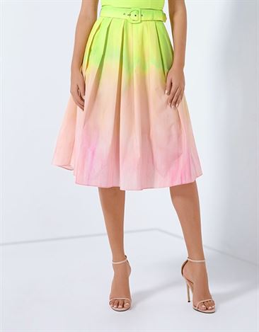 Rainbow Print Skirt - Femi9 EG