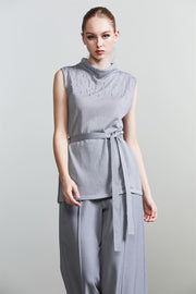 Embellished Halter Top - Femi9 EG