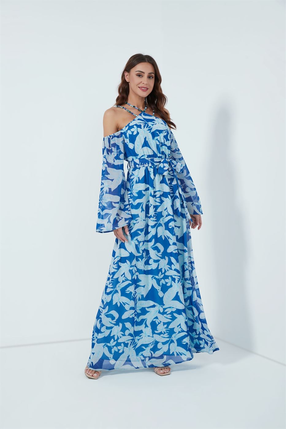 Maxi Printed Dress - Femi9 EG