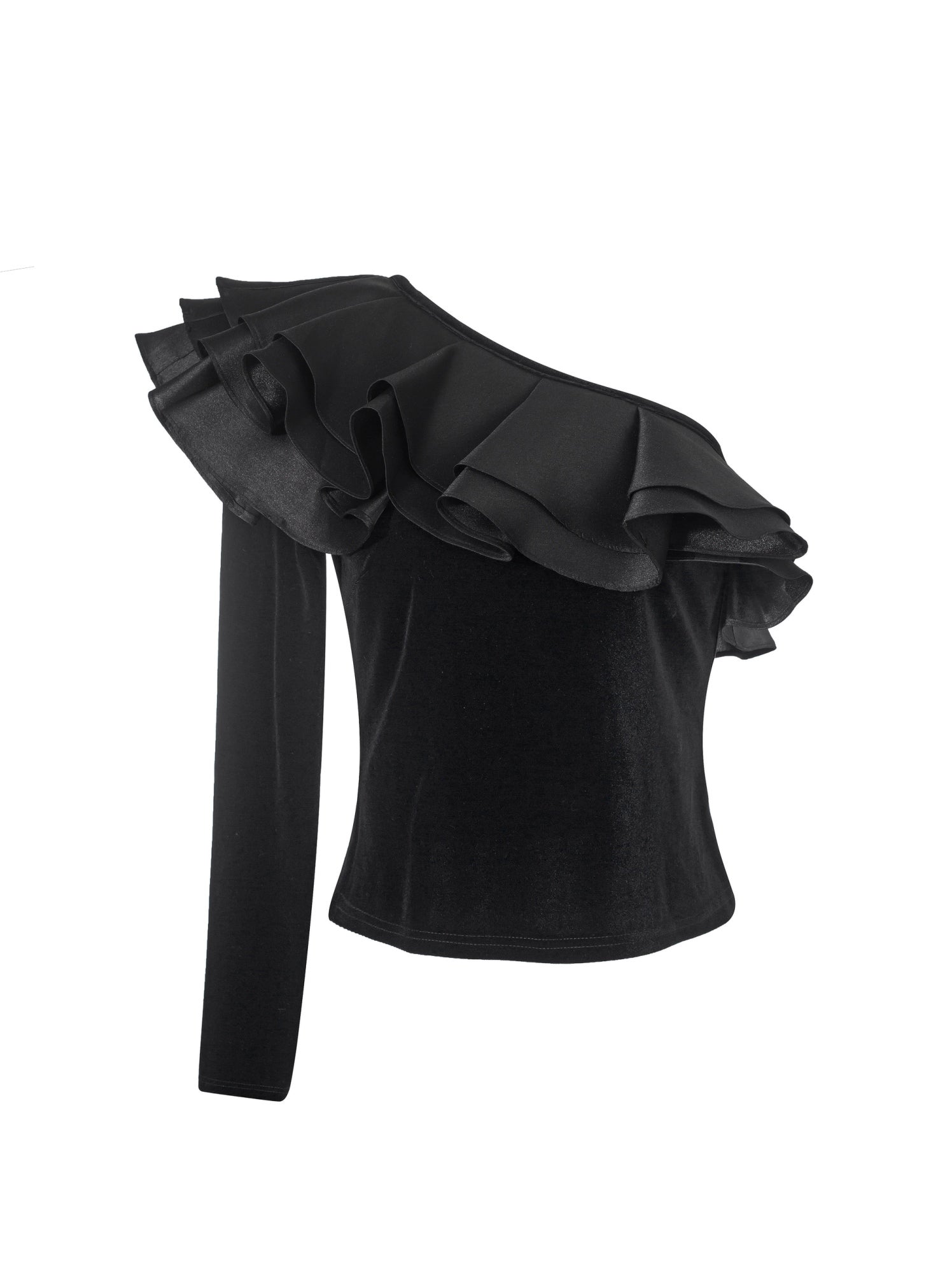 Ruffled Cape Top - Femi9 EG