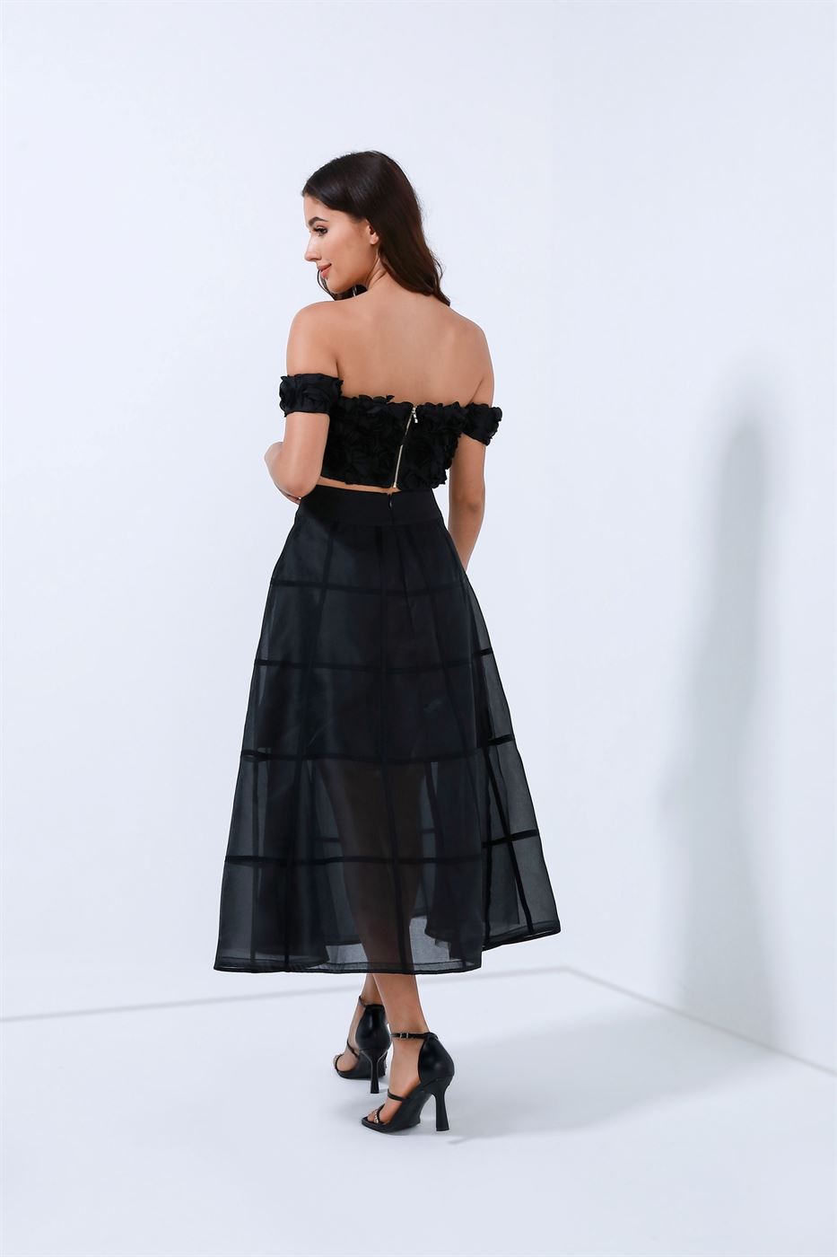 Off Shoulder Crop Top - Femi9 EG