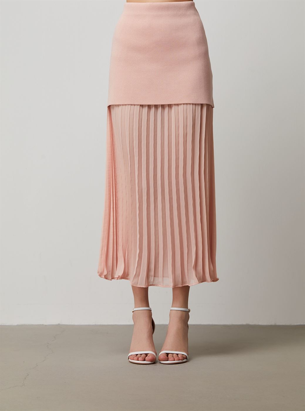 Chiffon Pleated Layer Skirt - Femi9 EG