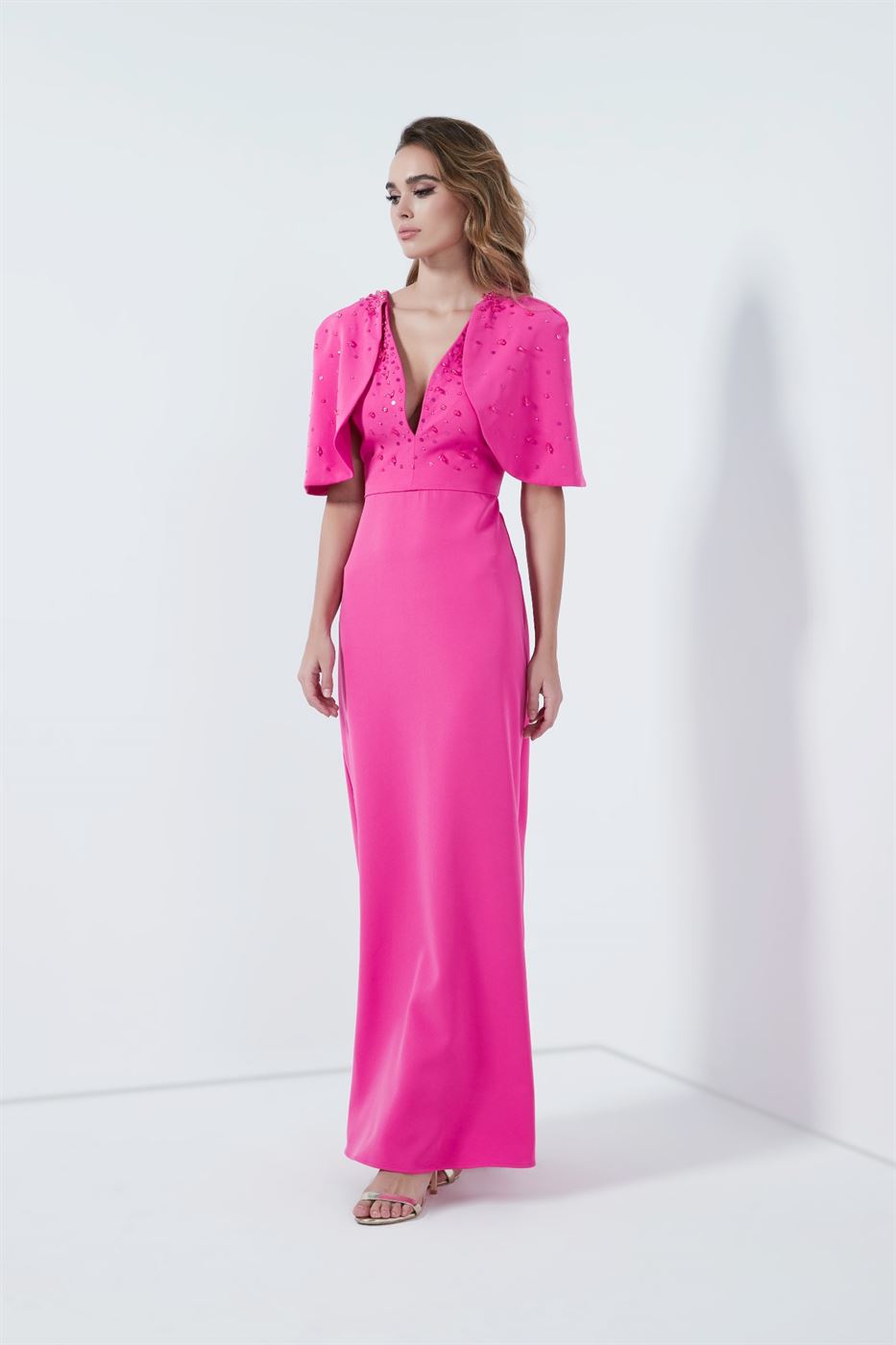 V Neckline Dress - Femi9 EG