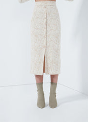 Jacquard Pencil Skirt - Femi9 EG