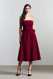 Fit And Flare Velvet Dress - Femi9 EG