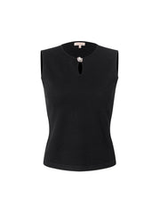 Sleeveless Knitted Top - Femi9 EG