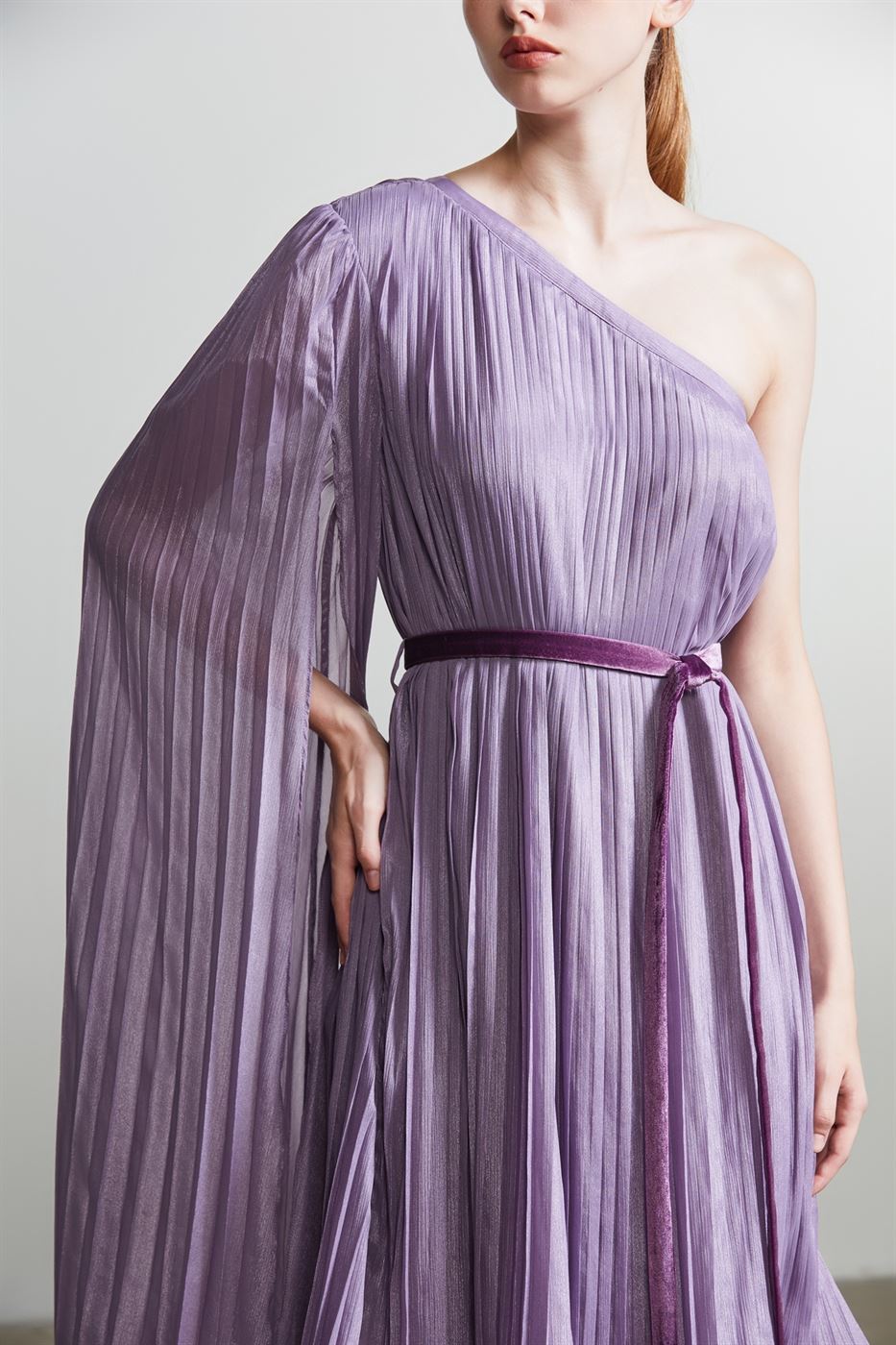 Asymmetrical Pleats Dress - Femi9 EG