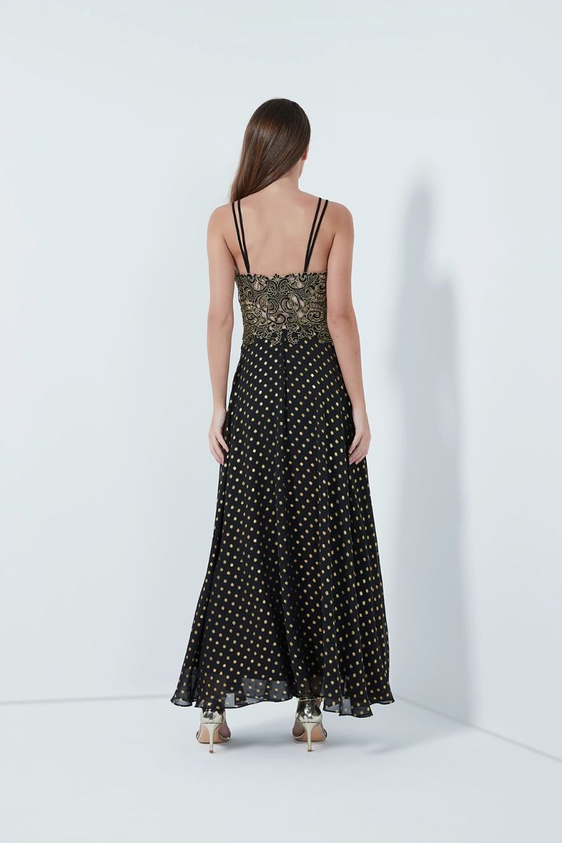 Dress Black - Gold - Femi9 EG