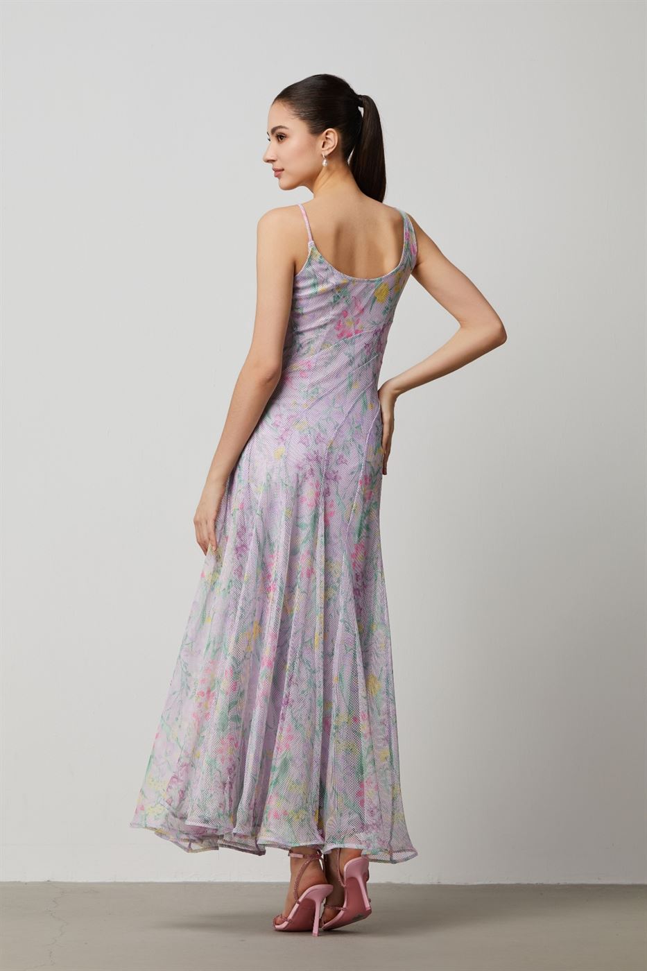 Floral Unique Cuts Dress - Femi9 EG
