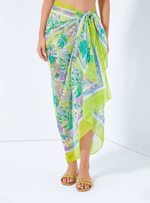 Floral Print Cover Up - Femi9 EG