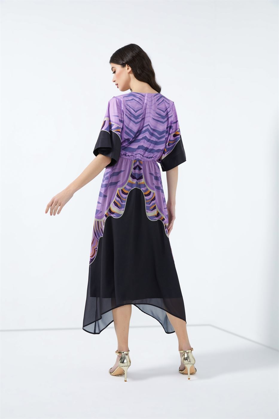 Kaftan With Placement Print - Femi9 EG