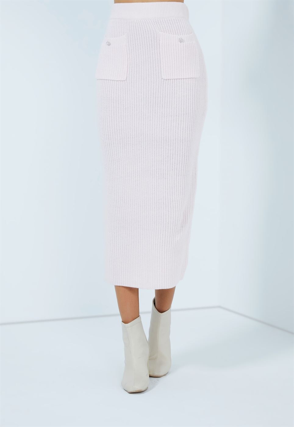 Knited Long Pencil Skirt - Femi9 EG