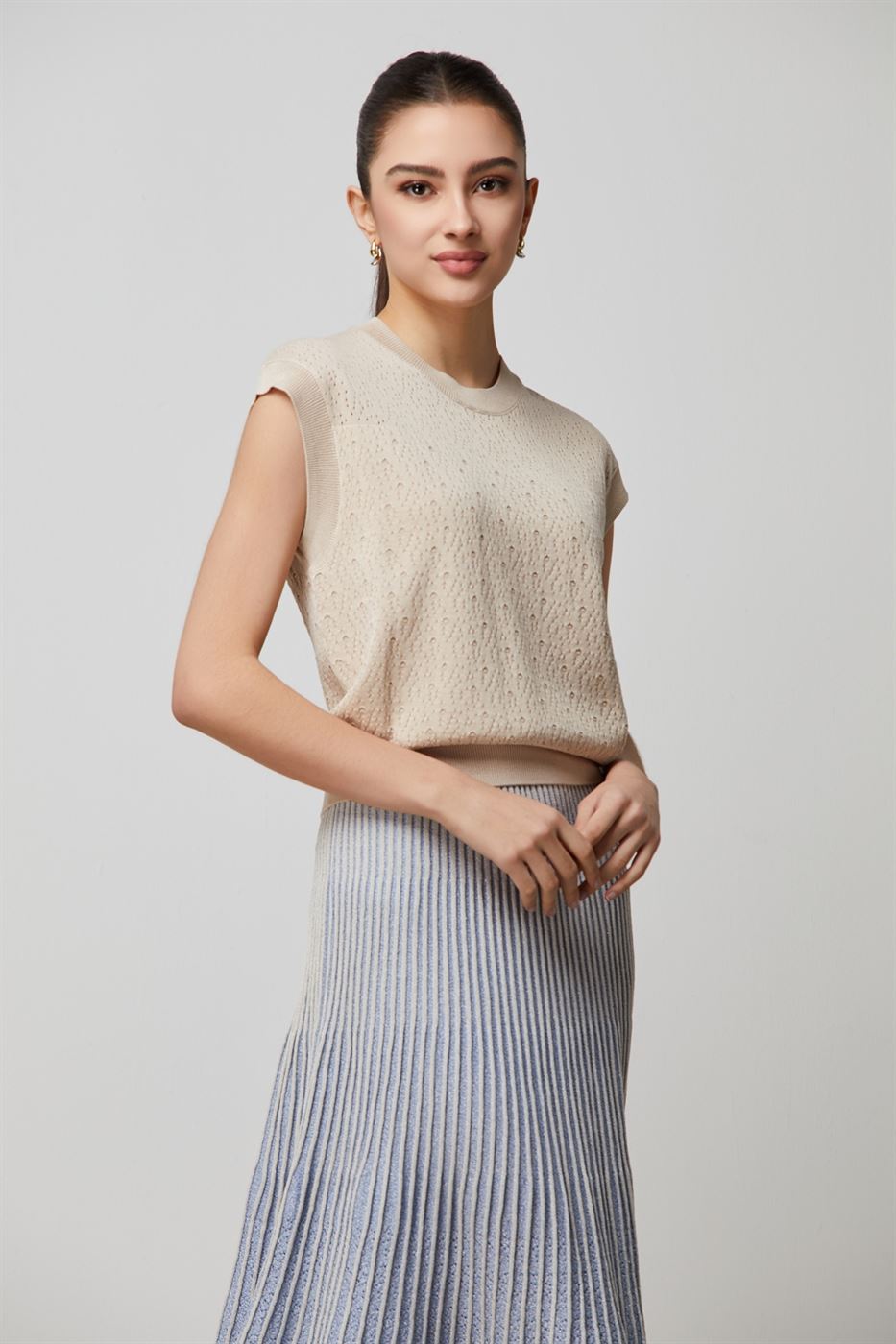 Cutout Knit Top - Femi9 EG