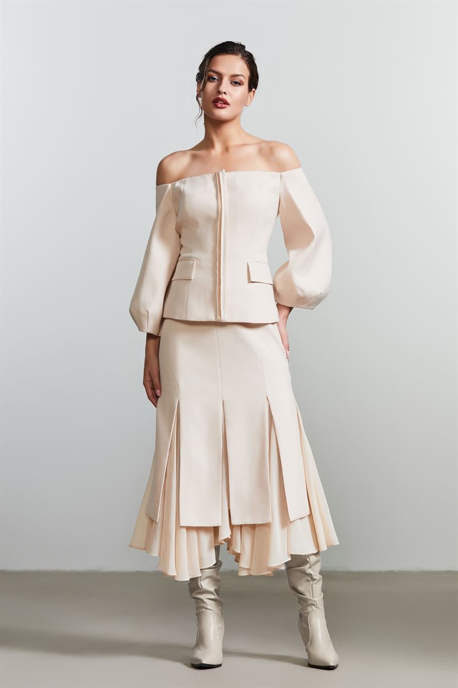 Chiffon Ruffled Layer Skirt - Femi9 EG