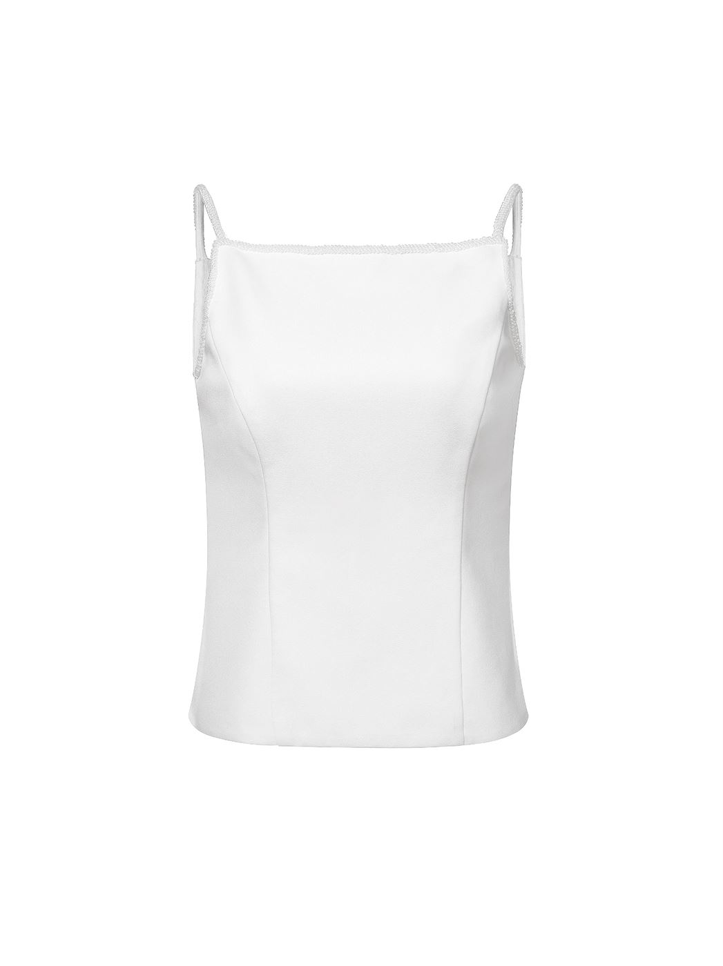 Beaded Straps Jersey Top - Femi9 EG