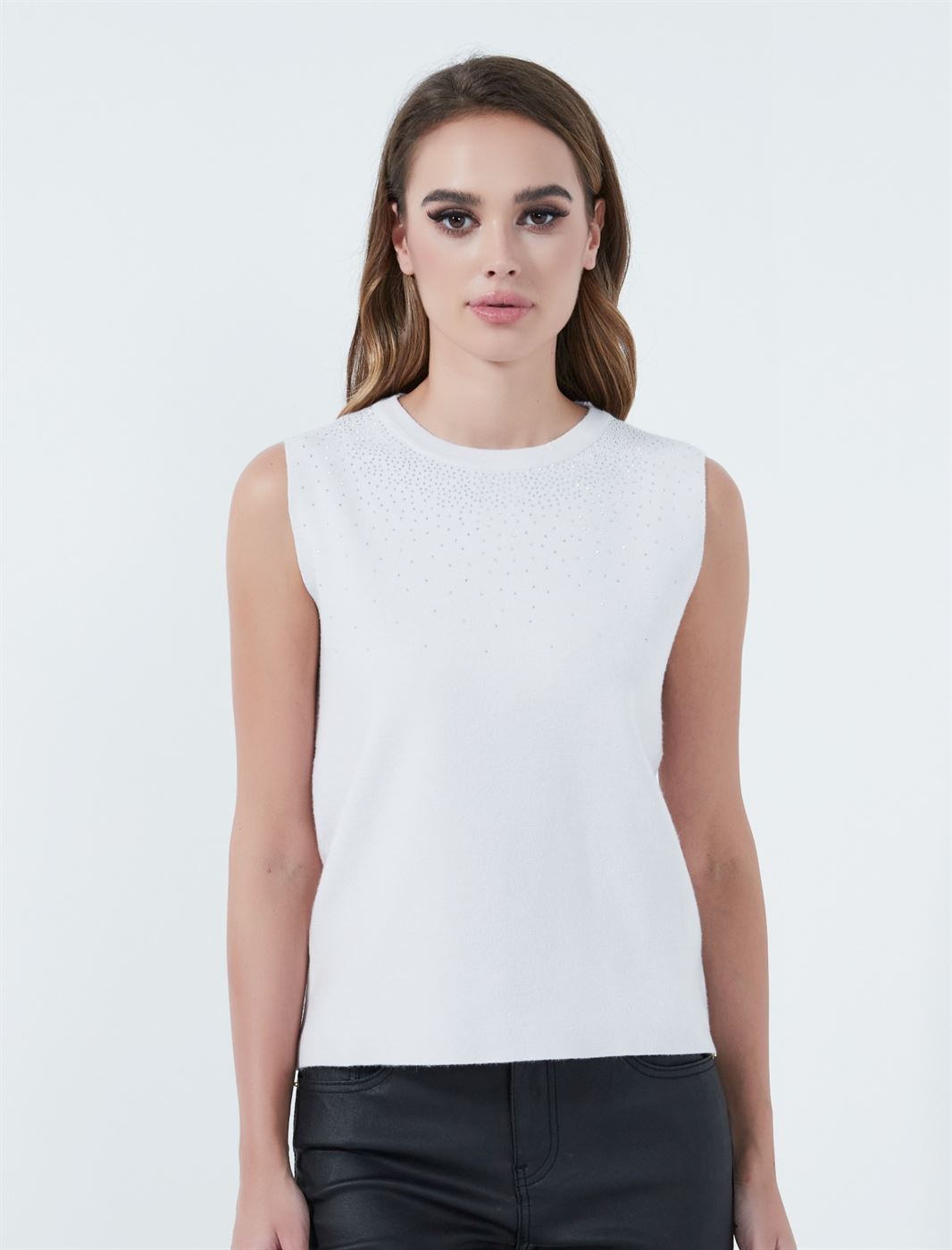 Embellished Tank Top - Femi9 EG