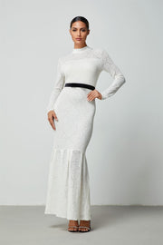 Embroidery  Knitted Dress - Femi9 EG