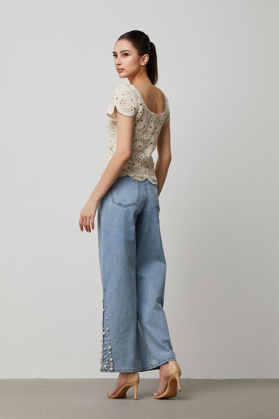 Pearl Knit Blouse - Femi9 EG