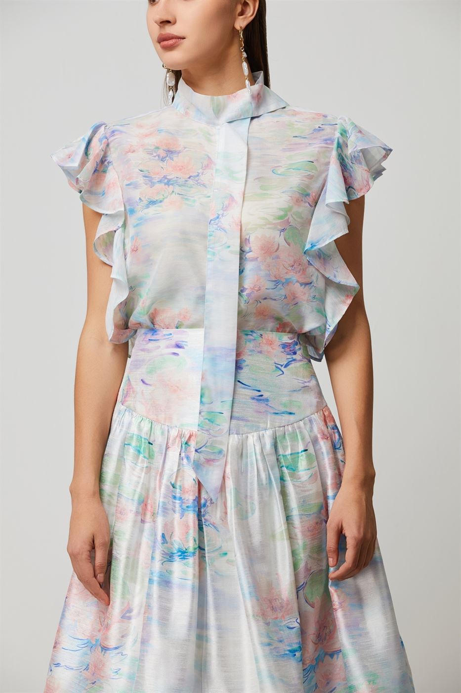 Printed Sleeveless Top - Femi9 EG