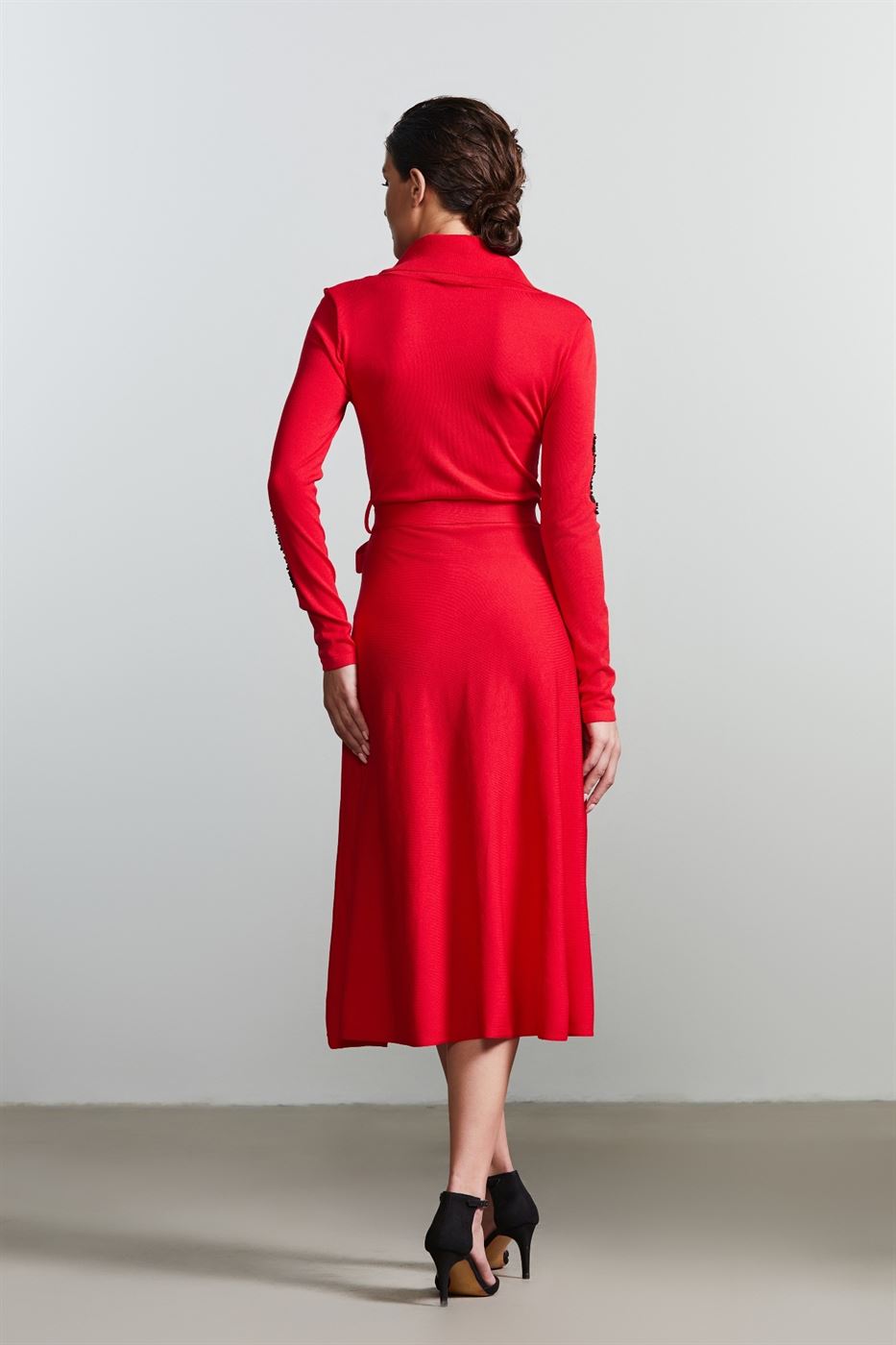 A-Line Embellished Dress - Femi9 EG