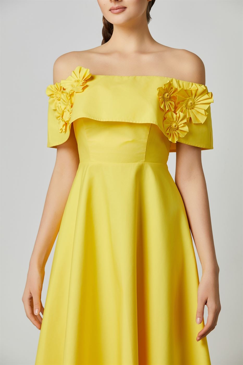 3D Flowers Midi Dress - Femi9 EG