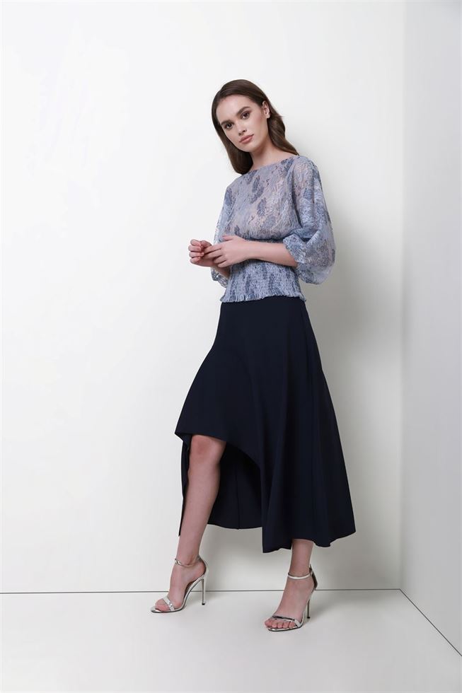 Asymmetrical Ruffled Skirt - Femi9 EG