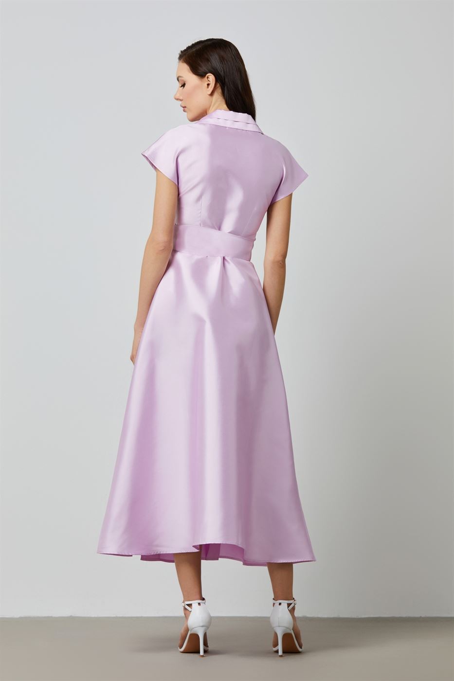 Wrap Taffeta Dress - Femi9 EG