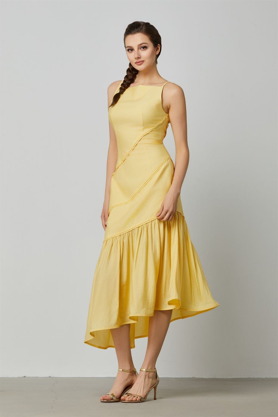 Embellished Flair Dress - Femi9 EG