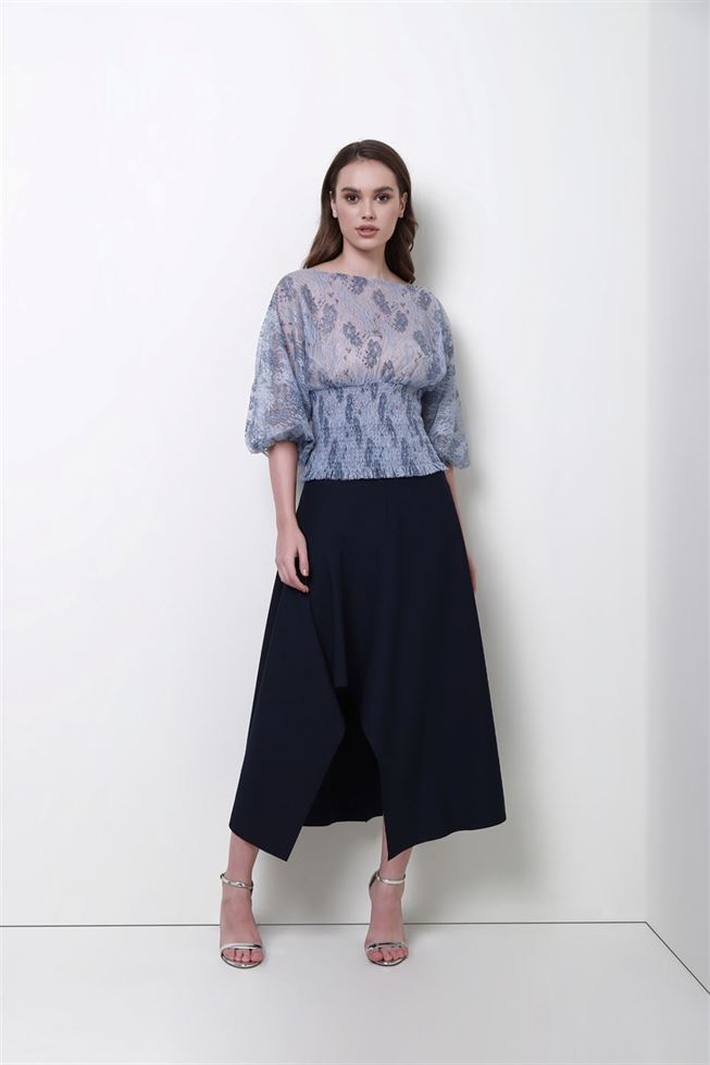 Asymmetrical Ruffled Skirt - Femi9 EG