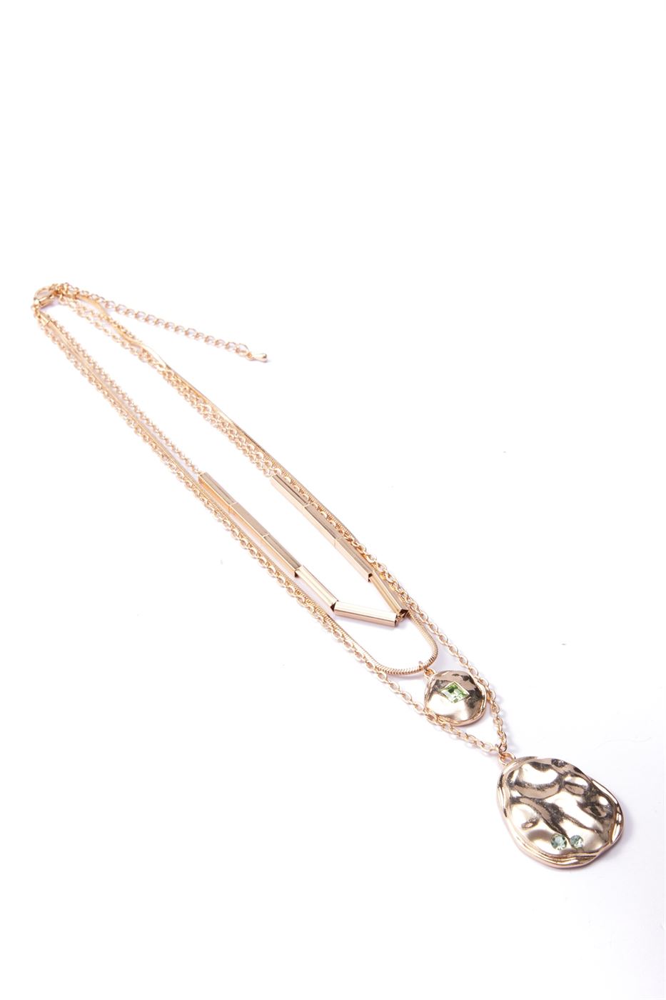 Multi-Row Golden Necklace - Femi9 EG