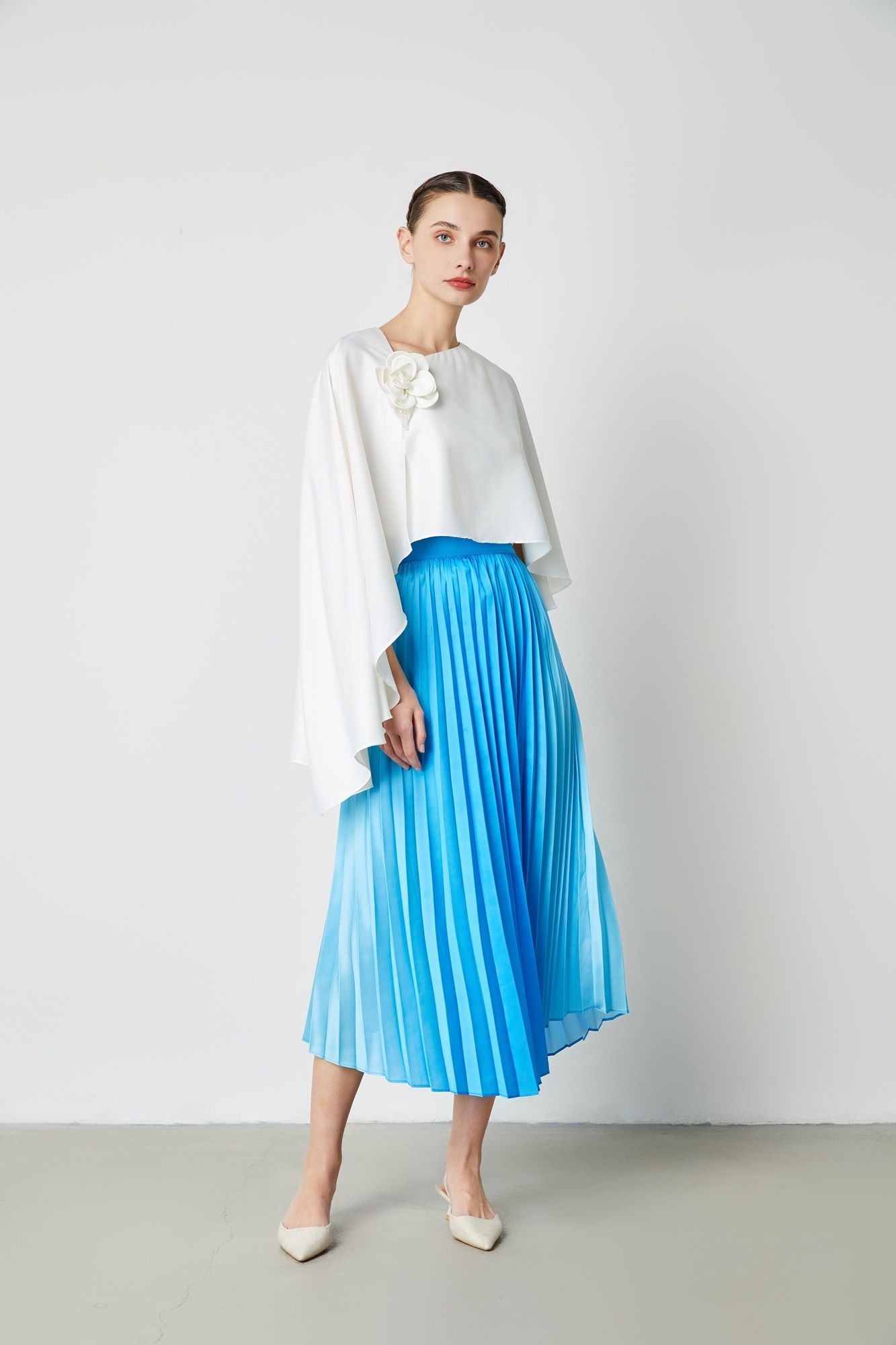 Pleaed Midi Skirt - Femi9 EG