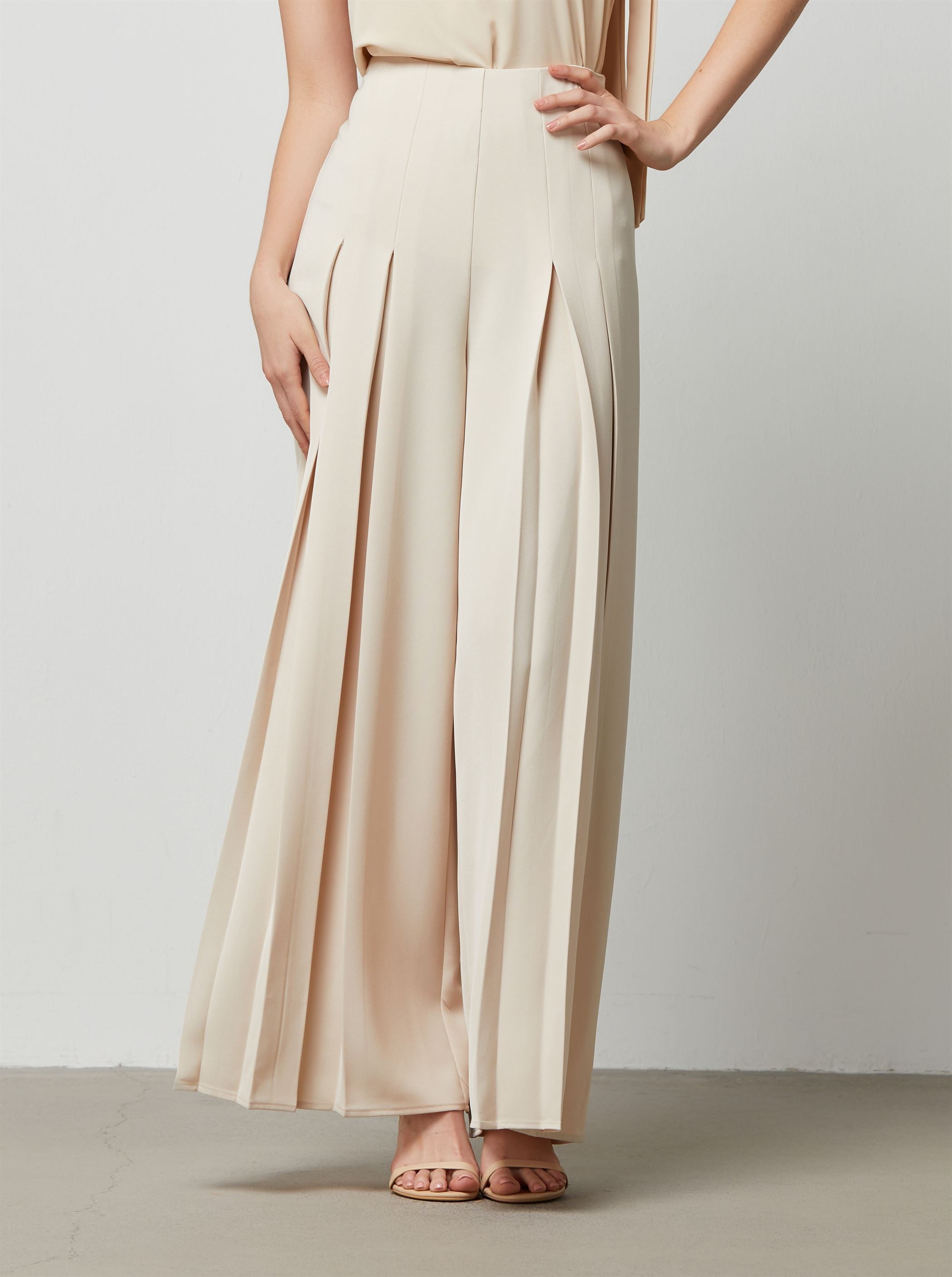 Pleats Wide Pants - Femi9 EG