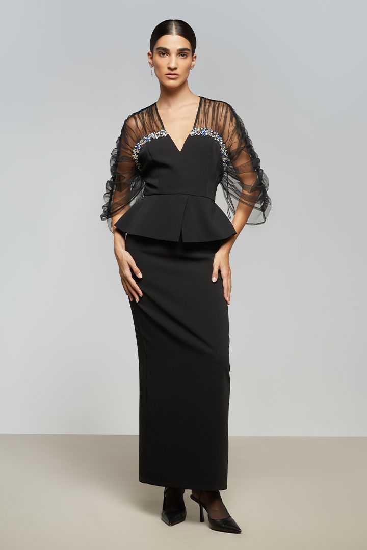 Sleeve Maxi Dress - Femi9 EG
